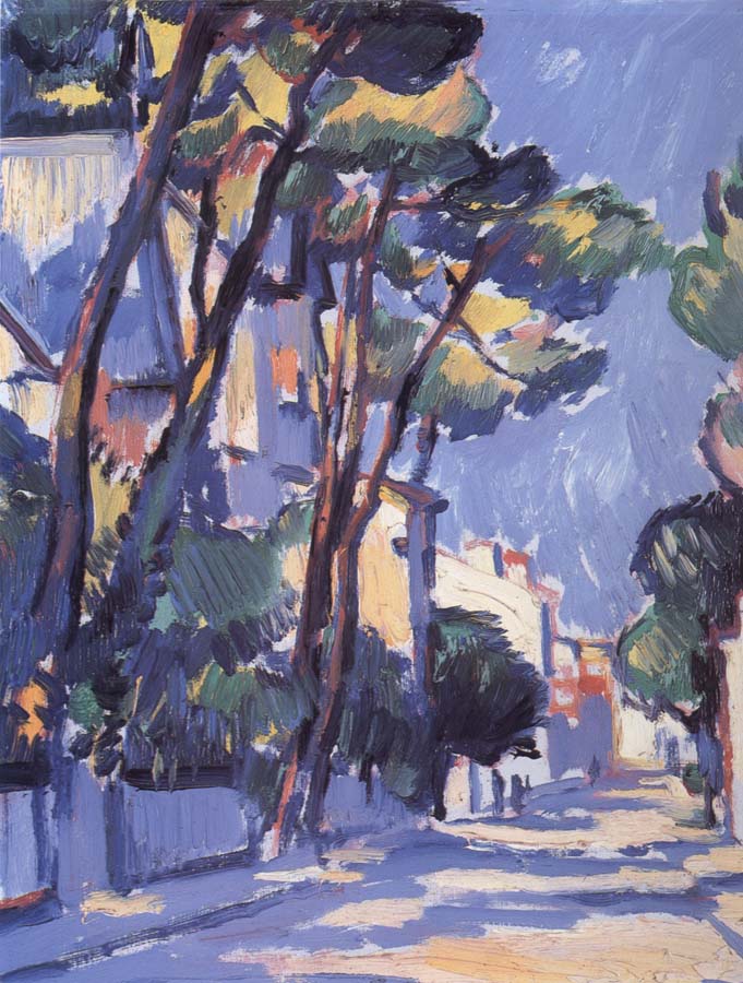 Samuel John Peploe Street Scene,France